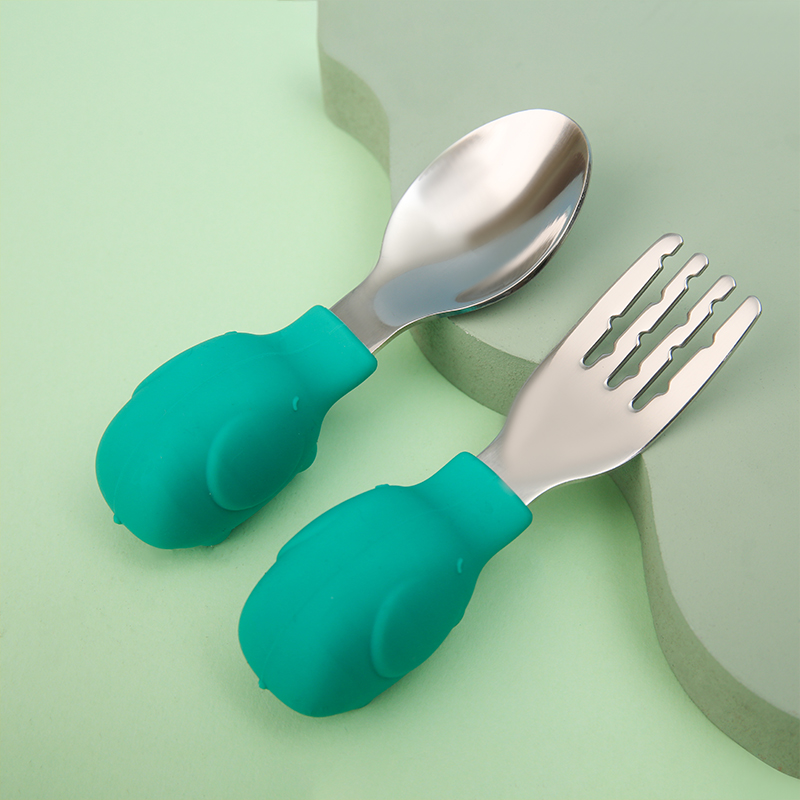 Baby Food Utensils Set - Elephat bebê gadgets conjunto de utensílios
