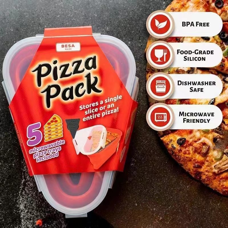Baby Food Nan - Caixa de pizza dobrável de silicone