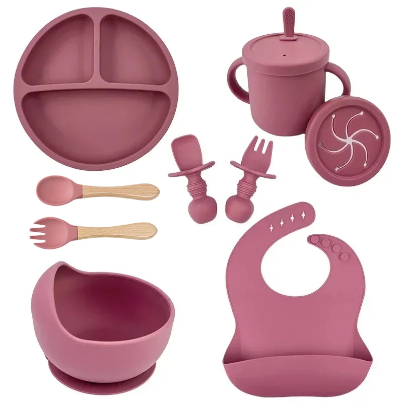 Baby Food Grater - Conjunto de prato infantil de silicone