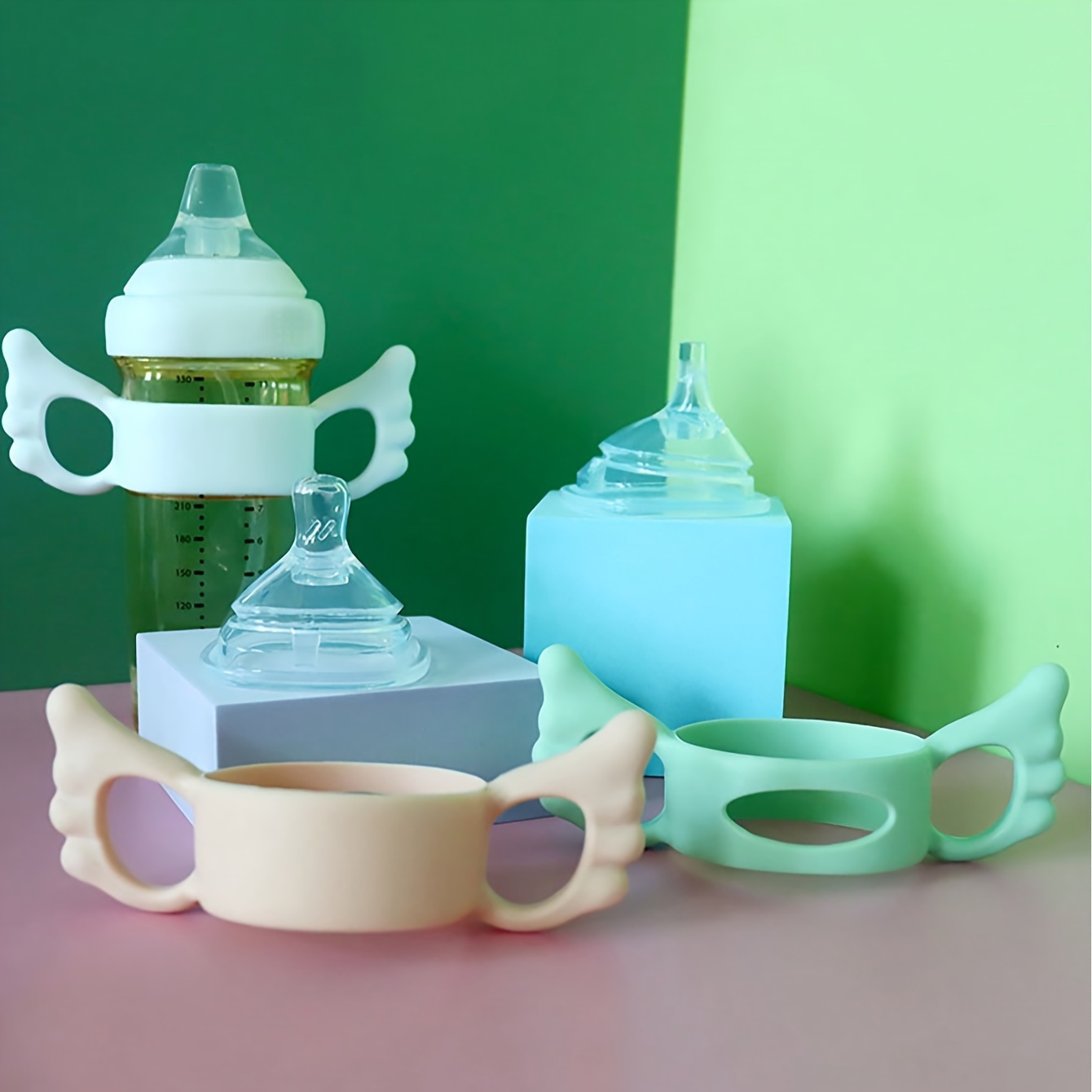 2 peças (cor aleatória) de cap - Baby Food Bottle avaliação e preço