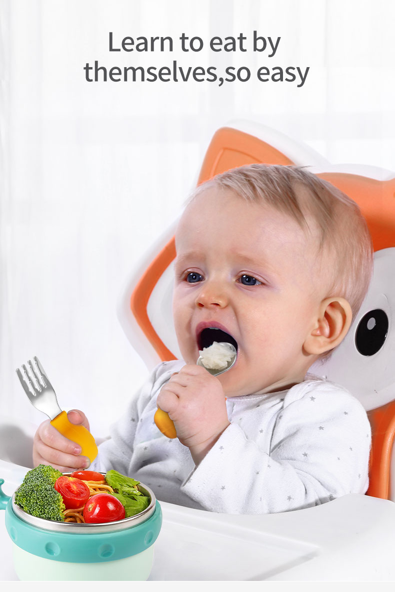 Elephat bebê gadgets conjunto  - Baby Food Utensils Set avaliação e preço
