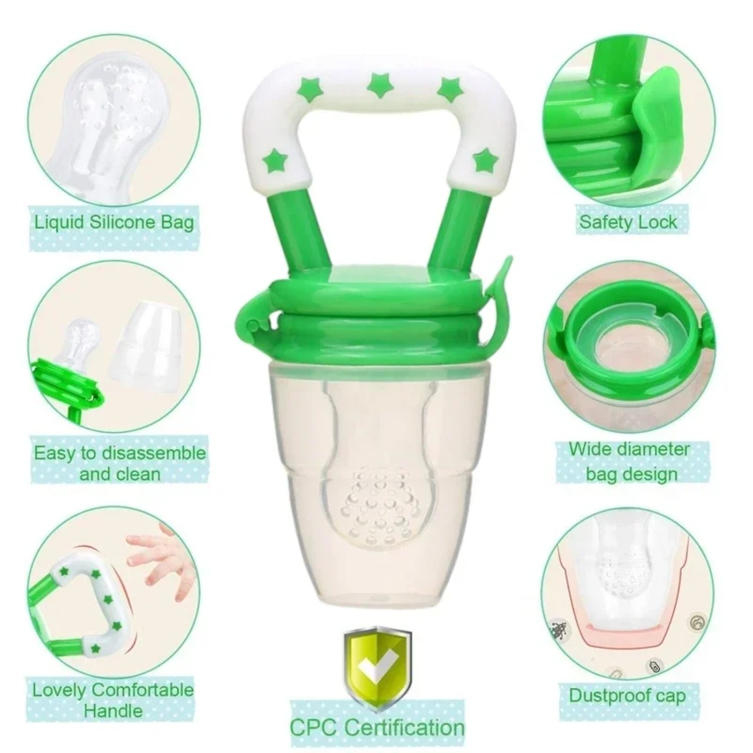 Alimentador/sucette de comida  - Baby Food Guide avaliação e preço
