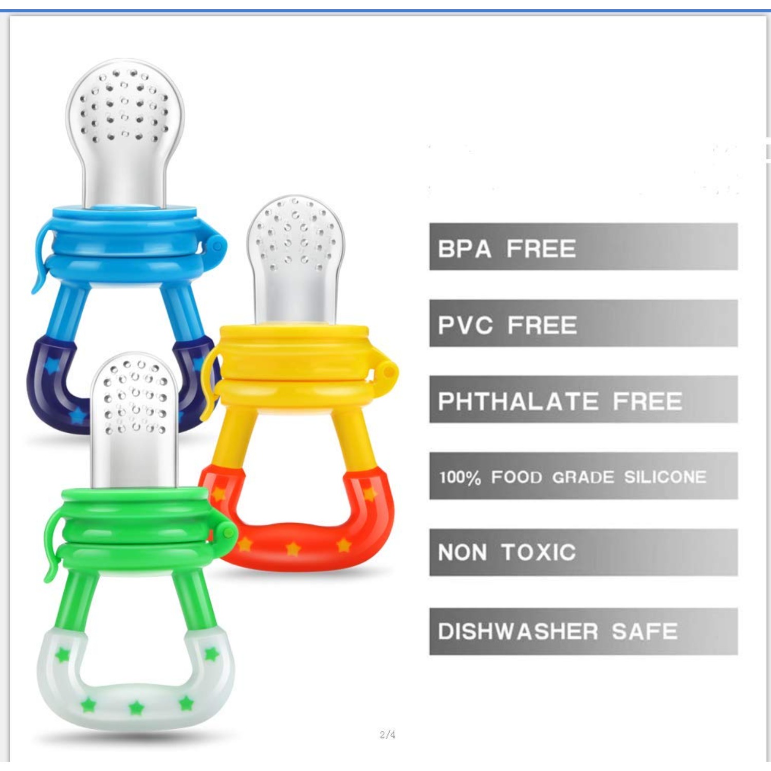 Alimentador/sucette de comida  - Baby Food Guide avaliação e preço