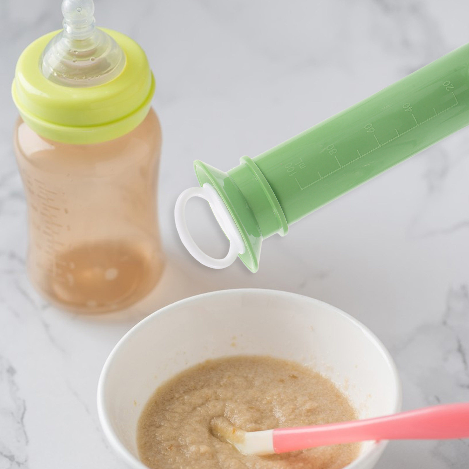 Dispensador Portátil de Alimen - Baby Food Yogurt avaliação e preço