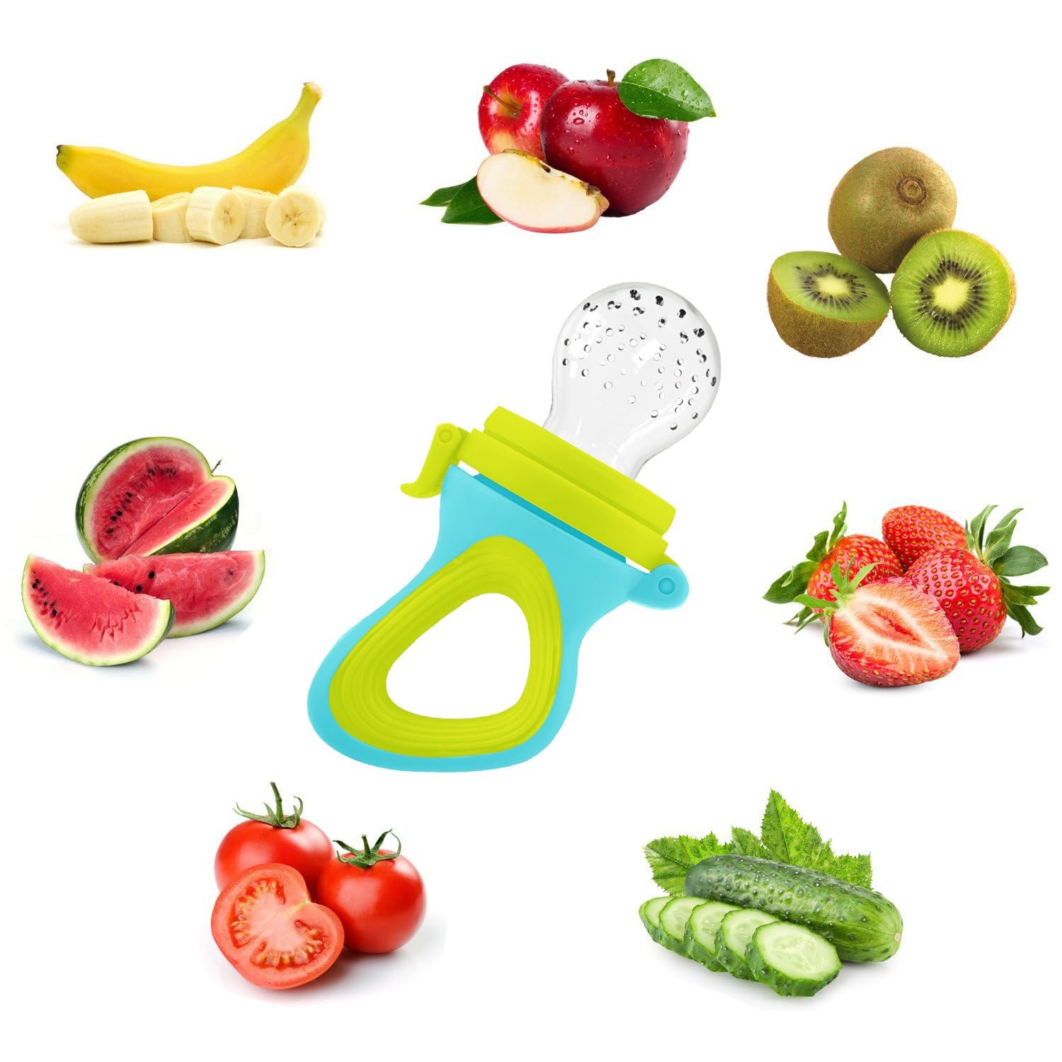 Recém-nascido Silicone Squeezi - Baby Food Guide avaliação e preço