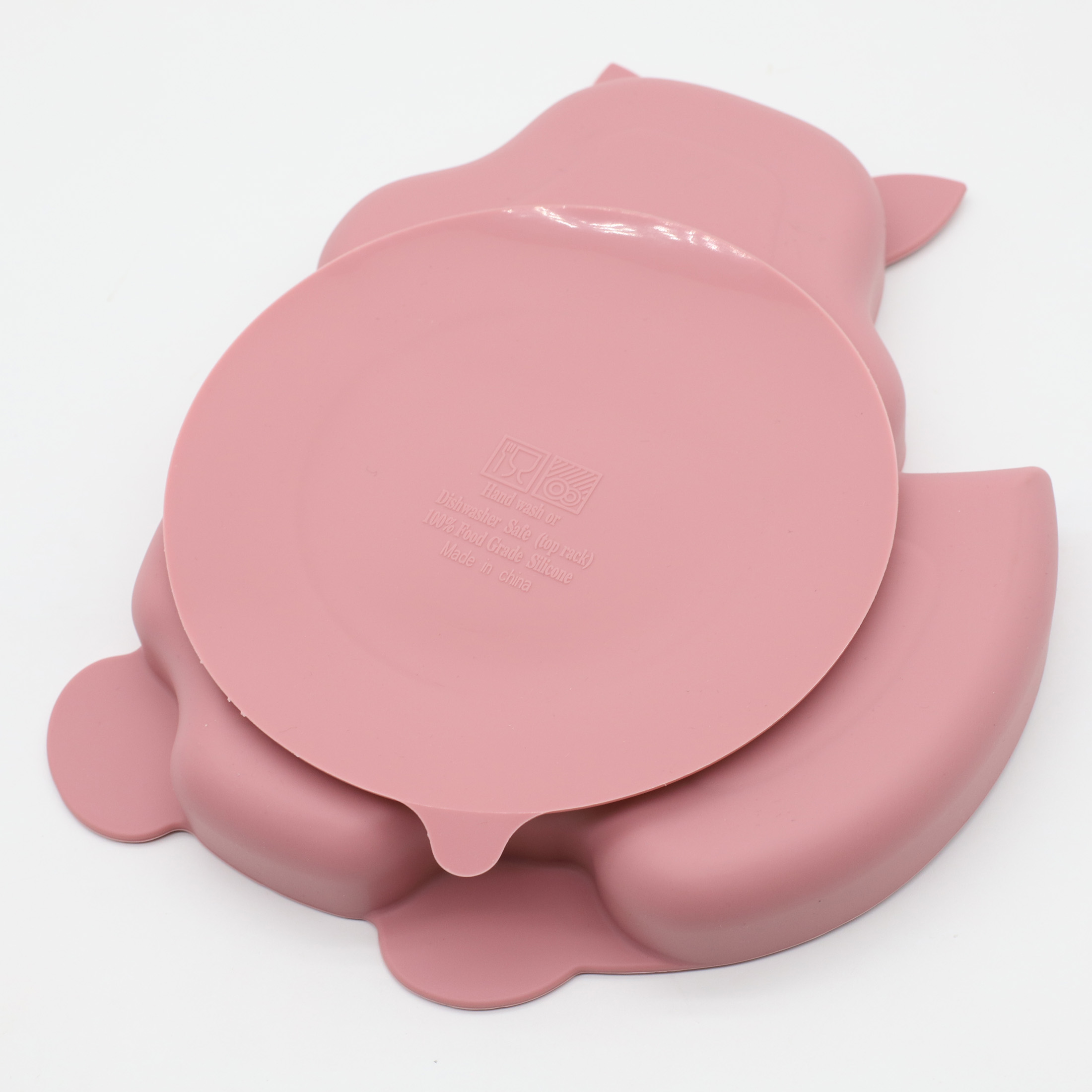Silicone prato com forte sucçã - Baby Food Utensils Set avaliação e preço