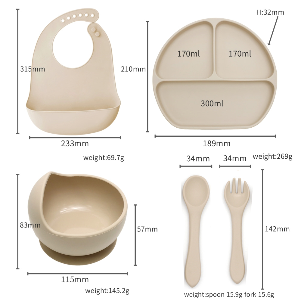 Conjunto de utensílios para be - Baby Food Utensils Set avaliação e preço