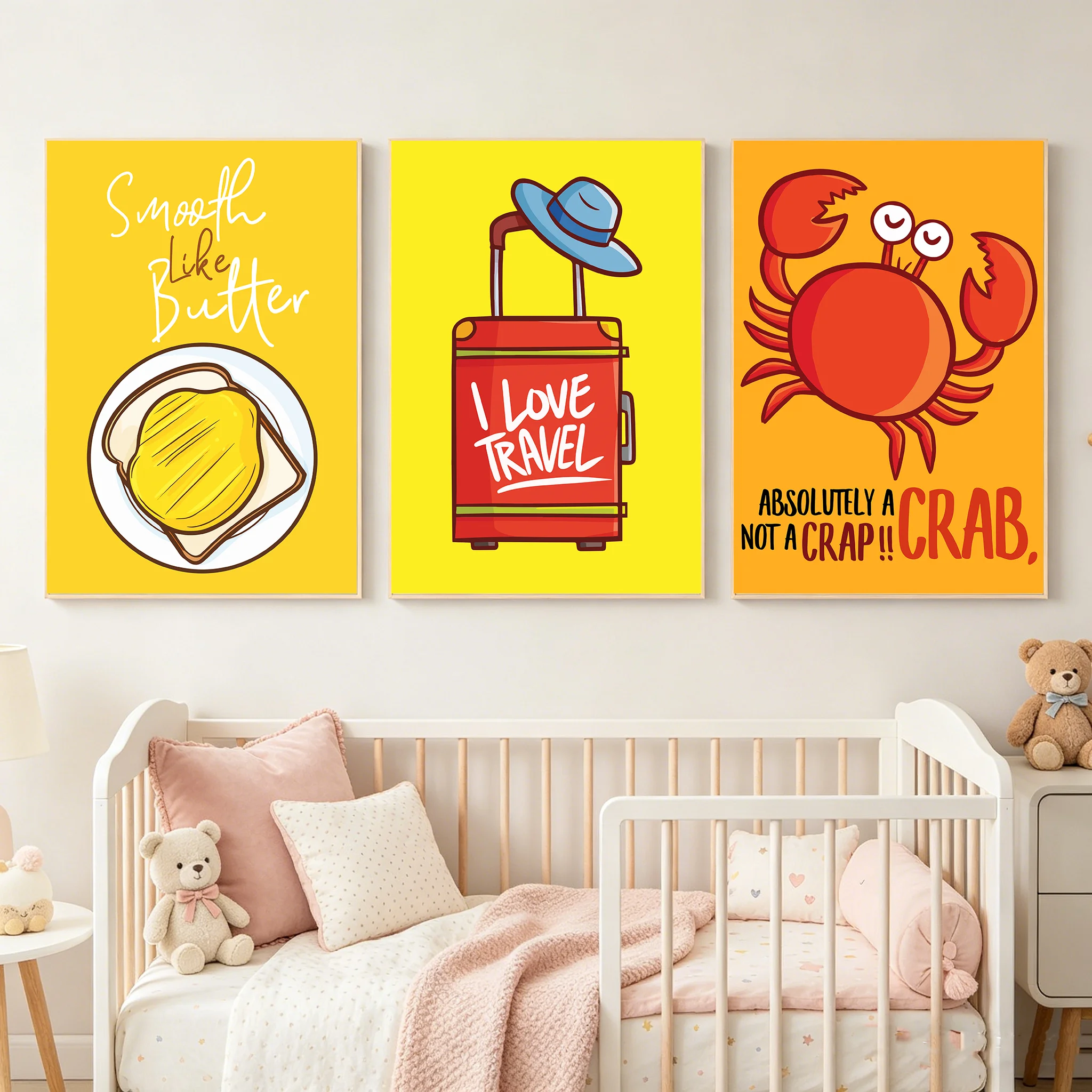 1 peça de arte de parede infan - Baby Food Quote avaliação e preço