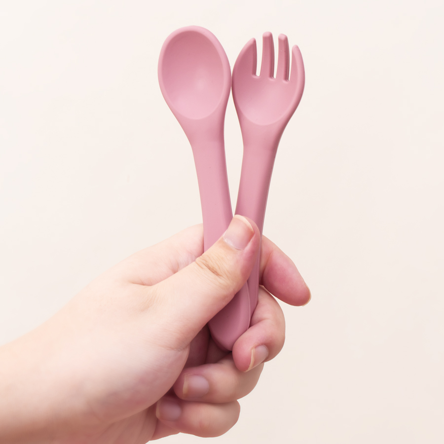 2 pçs/set utensílios de silico - Baby Food Utensils Set avaliação e preço