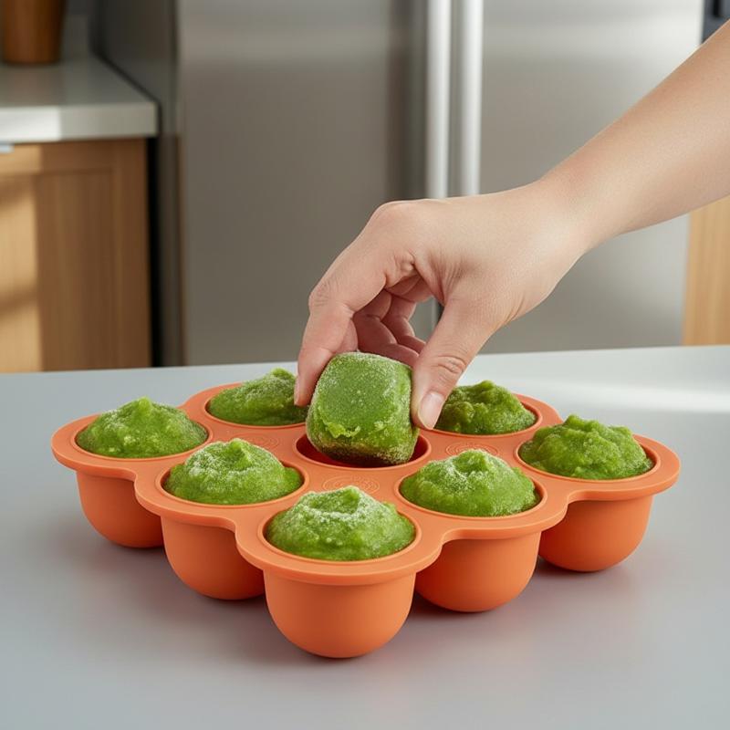 Recipiente de Silicone para Co - Baby Food Nan avaliação e preço