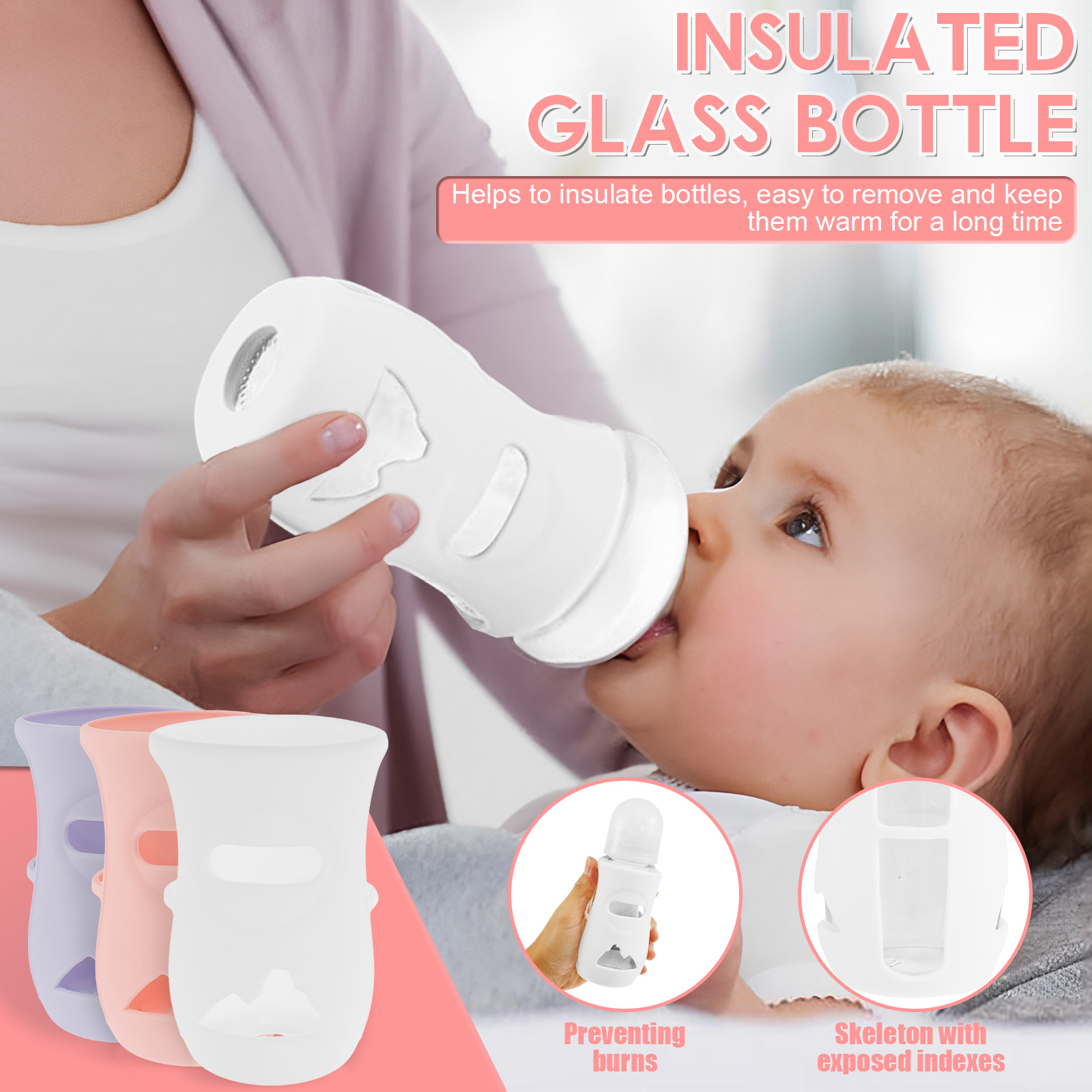 Mangas de silicone capa de gar - Baby Food Nan avaliação e preço