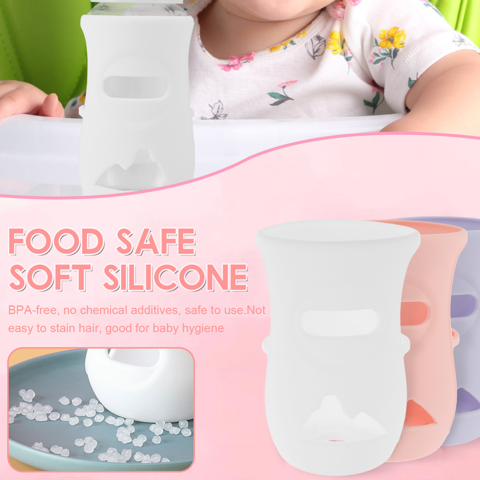 Mangas de silicone capa de gar - Baby Food Nan avaliação e preço