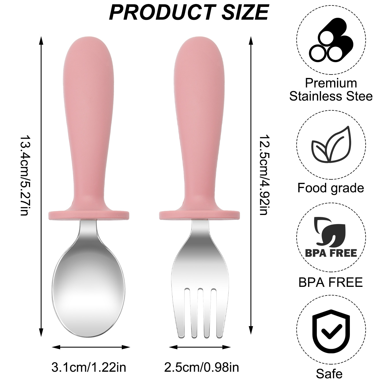 Cor crianças 2 pçs colher de a - Baby Food Utensils Set avaliação e preço