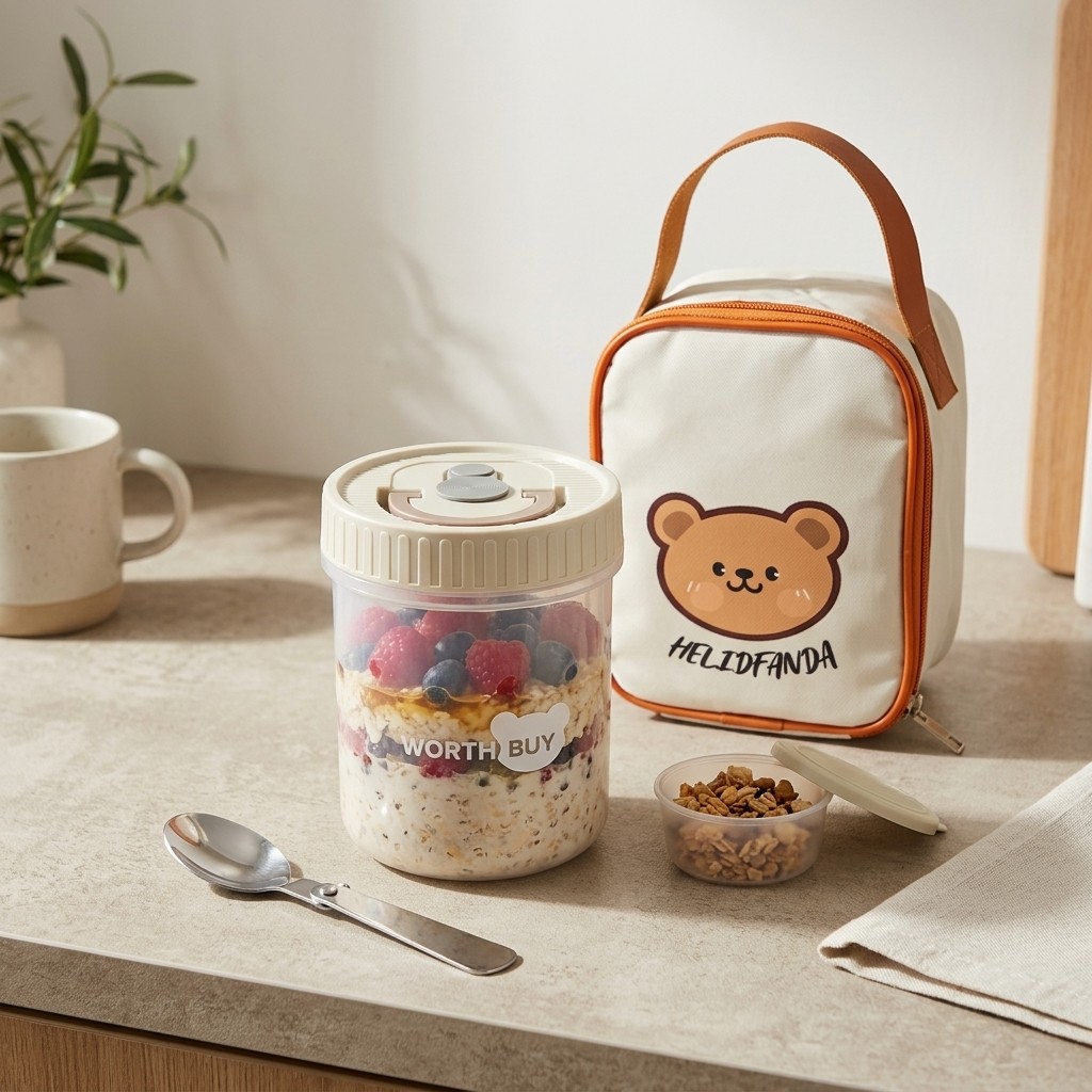Recipiente para Aveia Noturna  - Baby Food Yogurt avaliação e preço