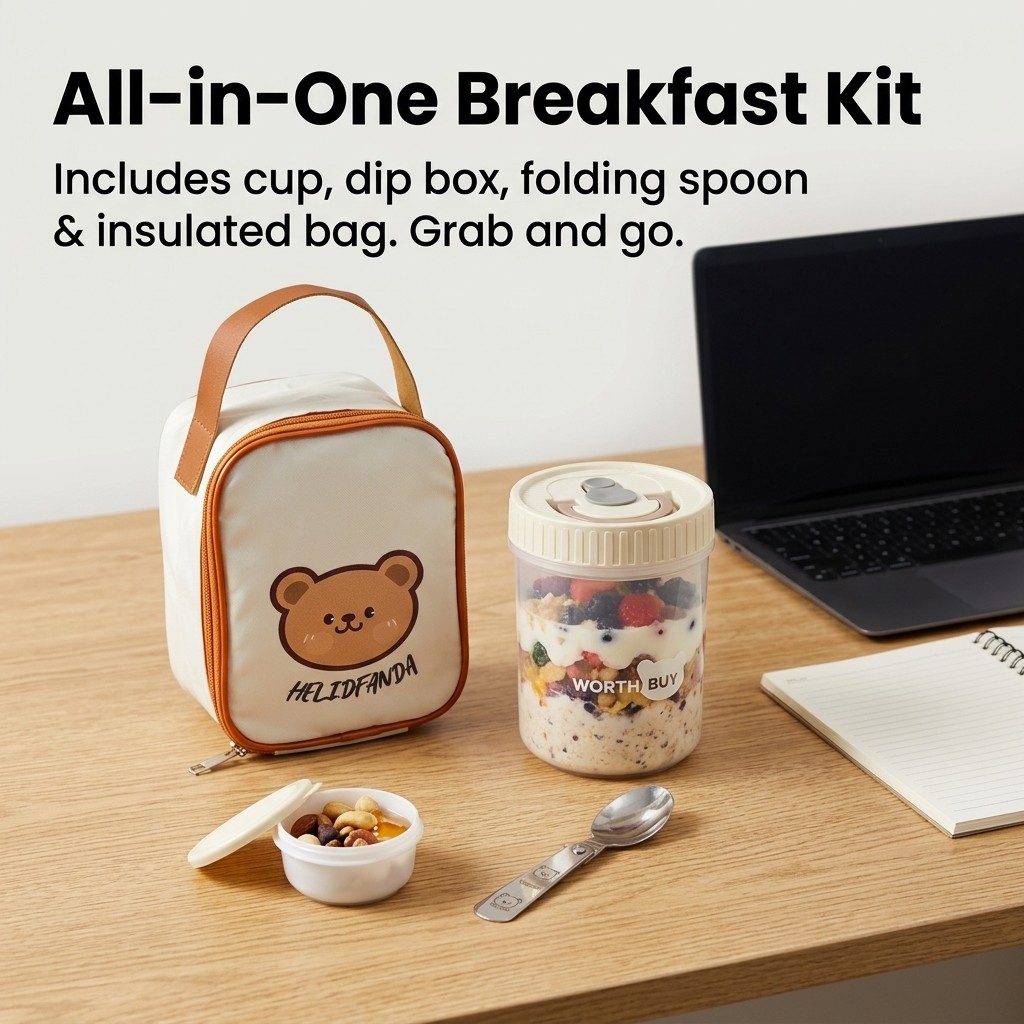 Recipiente para Aveia Noturna  - Baby Food Yogurt avaliação e preço