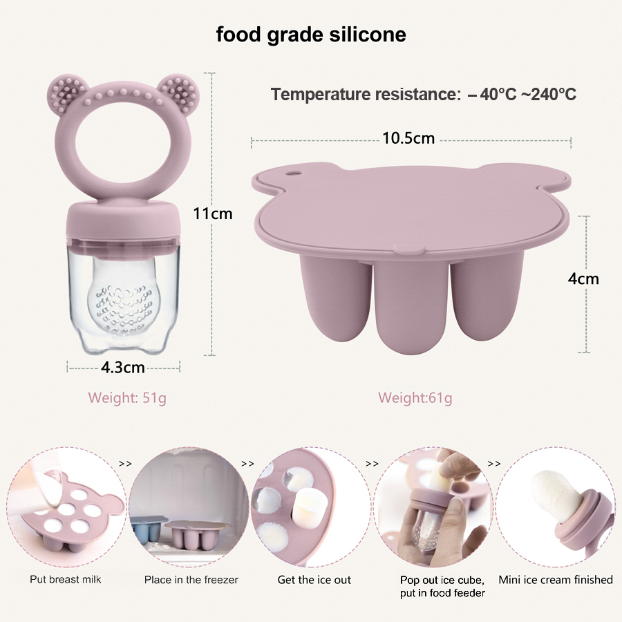 Molde de Silicone para Picolés - Baby Food Nan avaliação e preço