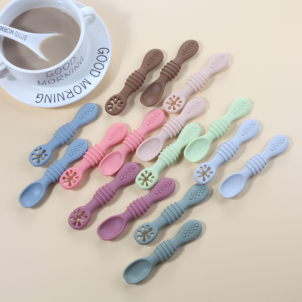 2 pçs bonito bebê aprendizagem - Baby Food Utensils Set avaliação e preço