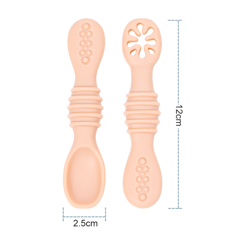 2 pçs bonito bebê aprendizagem - Baby Food Utensils Set avaliação e preço