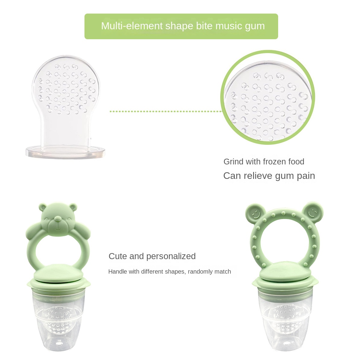 Mordedor de silicone comestíve - Baby Food Guide avaliação e preço