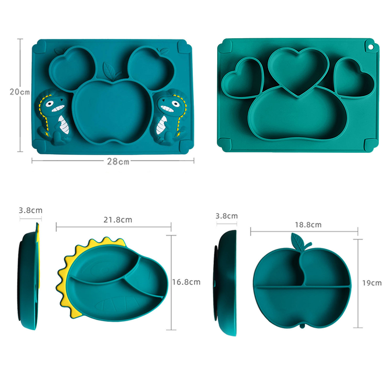 Baby Dinosaur Silicone Talhere - Baby Food Utensils Set avaliação e preço