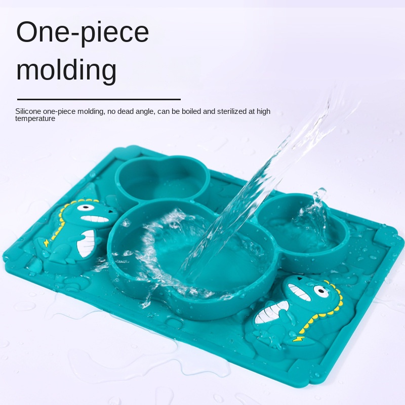 Baby Dinosaur Silicone Talhere - Baby Food Utensils Set avaliação e preço