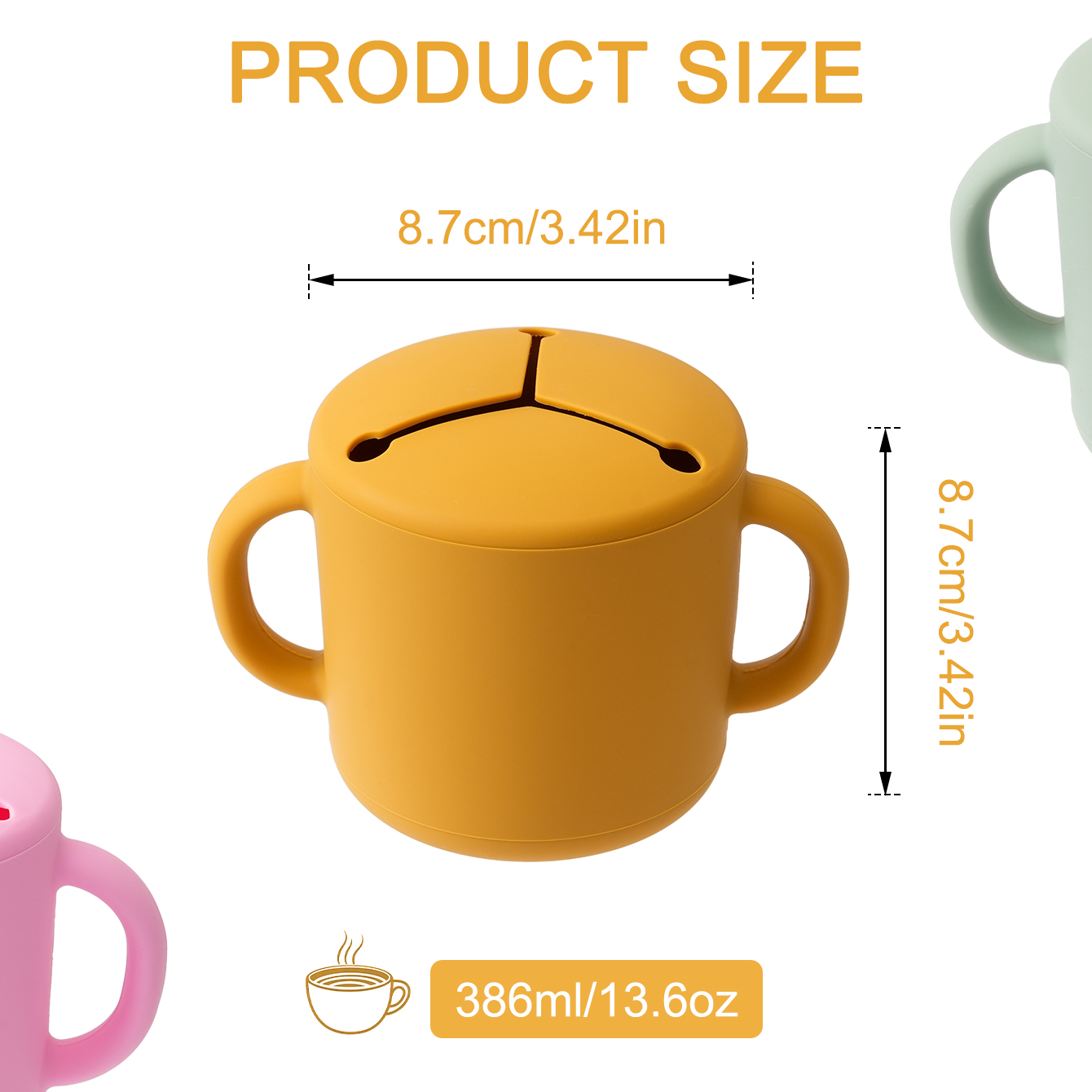 1 pçs bebê silicone alça dupla - Baby Food Nan avaliação e preço