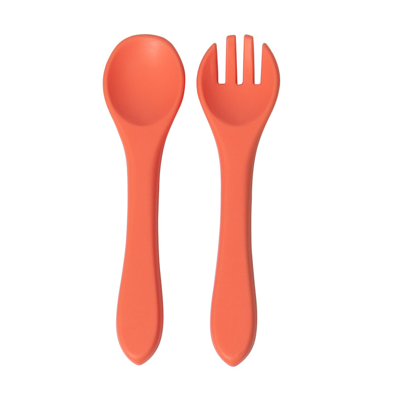 Conjunto de Colher e Garfo de  - Baby Food Utensils Set avaliação e preço