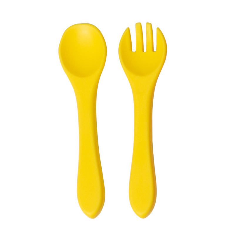 Conjunto de Colher e Garfo de  - Baby Food Utensils Set avaliação e preço
