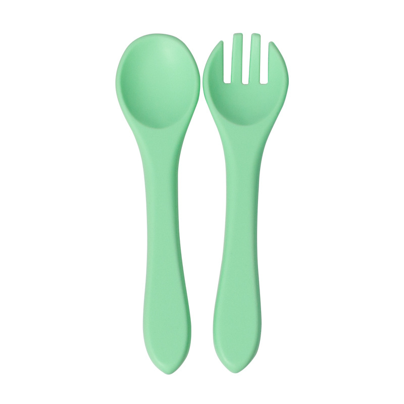 Conjunto de Colher e Garfo de  - Baby Food Utensils Set avaliação e preço